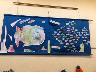 Ein Fisch aus Fischen, ein Riesenfisch